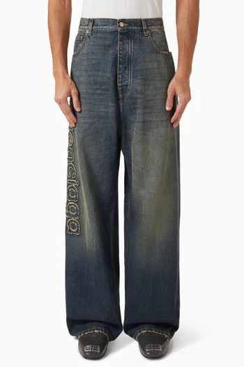 Baggy Fit Jeans in Denim