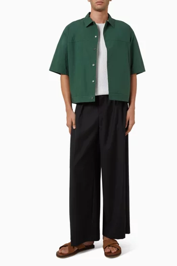Utility Shirt in Cotton Poplin