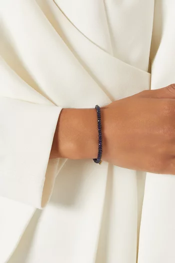 Giselle Sapphire Bead Bracelet in 18kt Gold