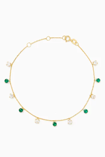 Starlight Charm Bracelet in 18kt Gold