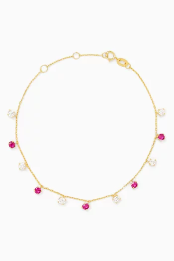 Starlight Charm Bracelet in 18kt Gold