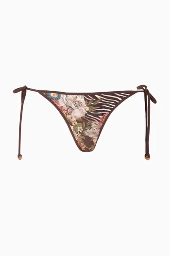 Clemente Printed Tie-side Bikini Briefs