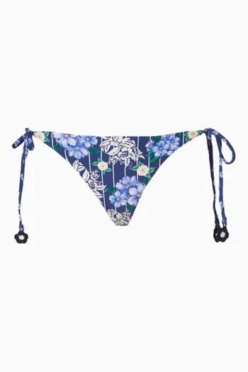 Tammy Floral High-rise Bikini Briefs