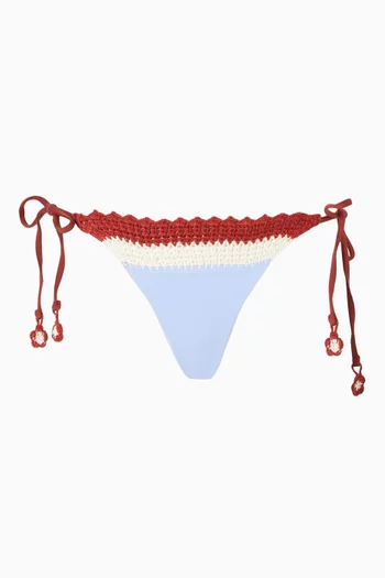 Zarek Crochet-trim Bikini Briefs