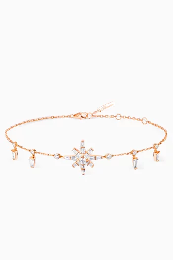 Barq Daw Diamond Bracelet in 18kt Rose Gold