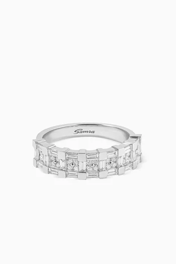 Barq Splendore Diamond Ring in 18kt White Gold