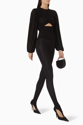 Suspensa High-waist Footed Pants