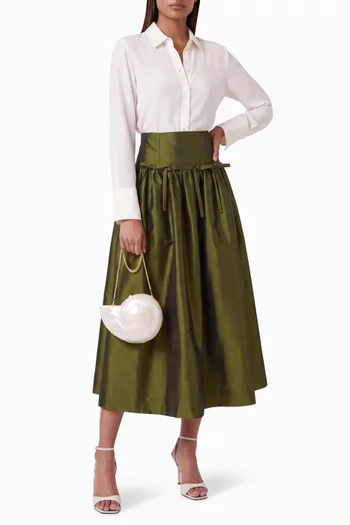 Oscar Bow-detail Skirt
