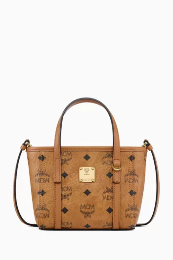 Toni Shopper Tote Bag in Visetos Canvas