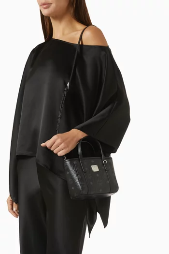 Toni Shopper Tote Bag in Leather