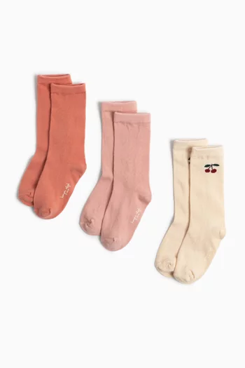 Jacquard Socks, Set of 3