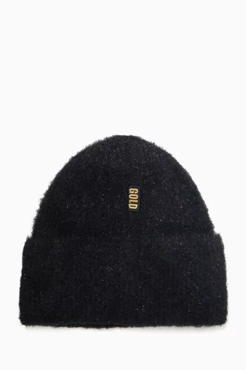 Sorato Beanie in Metallic-knit
