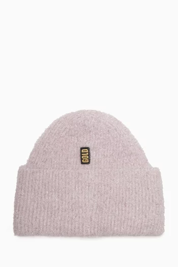 Sorato Beanie in Metallic-knit