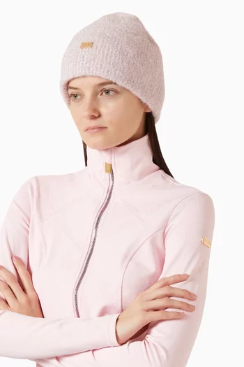 Sorato Beanie in Metallic-knit