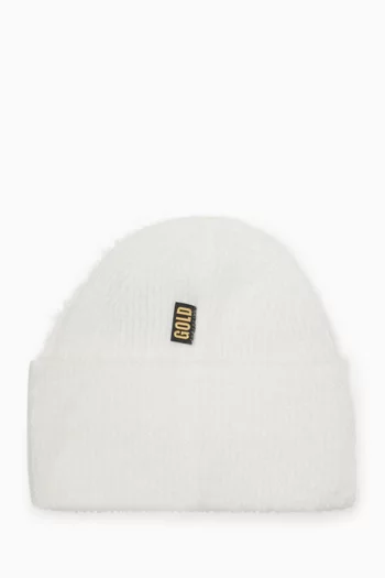 Sorato Beanie in Metallic-knit