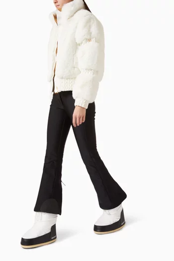 Splendore Belted Flared Ski Pants