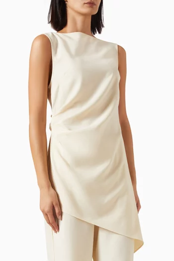 Kendall Draped Asymmetric Top