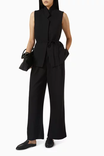 Vida Asymmetric Waistband Pants