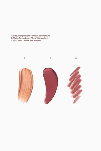 Medium Pillow Talk Iconic Lip + Cheek Kit