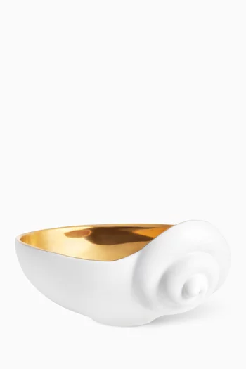x Jessica McCormack Medium Shell Bowl in Porcelain