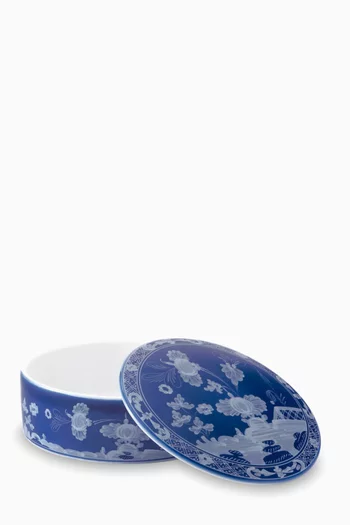 Trinket Box in Porcelain, 13cm
