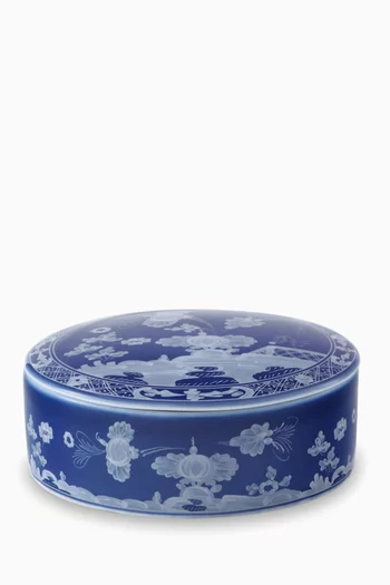 Trinket Box in Porcelain, 13cm