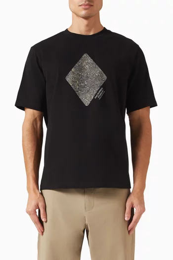 Off-race Graphic T-shirt in Cotton