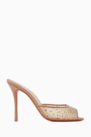 Me Dolly Degrastrass 100 Mules in Crystallized Mesh