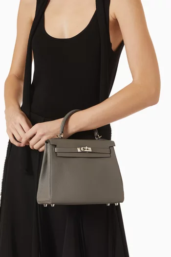 Kelly Retourne 25 Bag in Togo Leather
