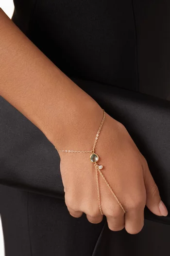 Point Hand Chain in 14kt Gold-filled Metal