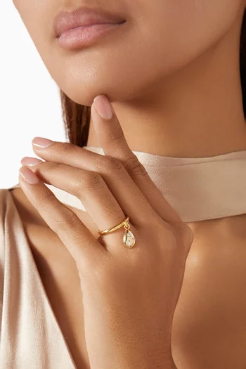 Goutte D'Or Ring in Gold-plated Sterling Silver