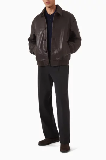 Fitzroy Flight Jacket in Leather