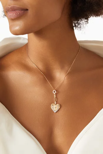Love Chain Necklace in 18kt Gold