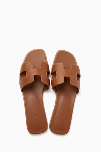 Unused Oran Sandals in Calfskin Leather, EU 39
