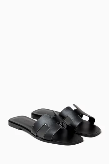 Unused Oran Sandals in Calfskin Leather, EU 38