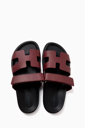 Unused Chypre Sandals in Epsom Leather, EU 40