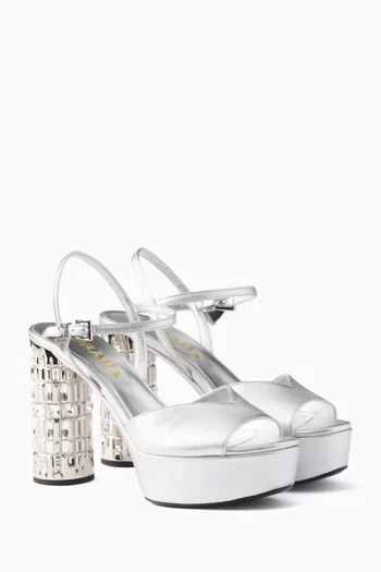 Mordoré Platform Sandals in Nappa Leather