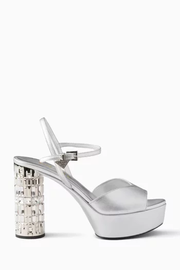 Mordoré Platform Sandals in Nappa Leather