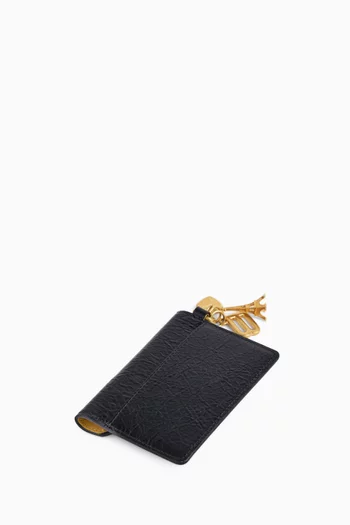 Token Card Holder in Arena Lambskin