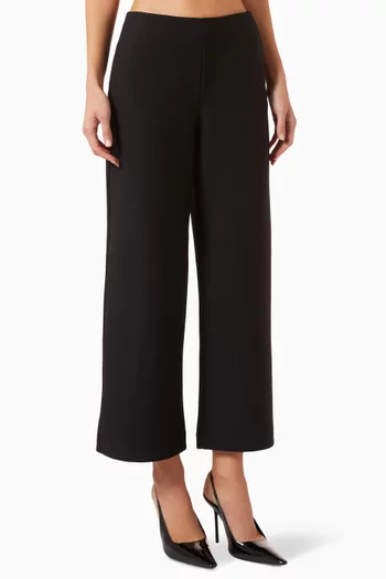Wide-leg Pants in Crepe-jersey