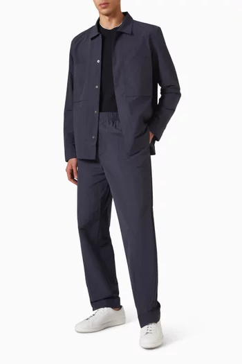 Straight-leg Pants in Nylon-blend