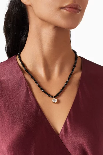 Lumiere Modulor Topaz Necklace in 18kt Gold Vermeil