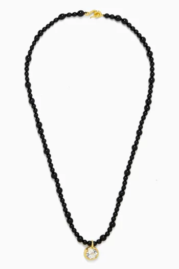 Lumiere Modulor Topaz Necklace in 18kt Gold Vermeil