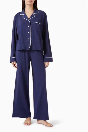 Pony Shirt & Pants Pyjama Set in Cotton-blend