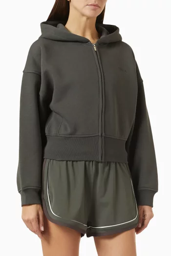 Cocoon Zip Through Hoodie