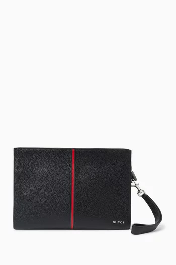 Web Pouch in Leather