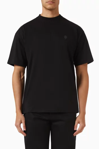 Embroidered T-shirt in Cotton Jersey