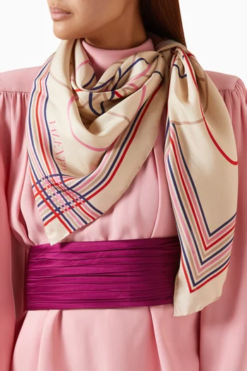 Le Fou de l'Archive Scarf in Silk