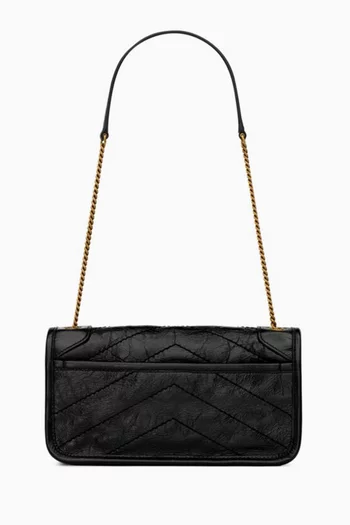 NIKI Chain Pouch in Vintage Leather