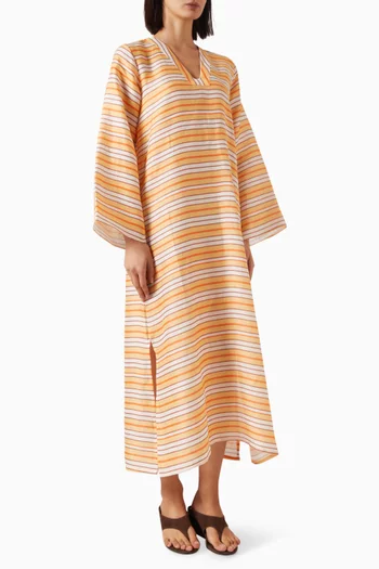 Rayna Striped Maxi Kaftan
